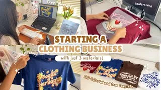 Thumbnail: Start a T-Shirt Business at Home in 2026 🏠💰 | Only 3 Materials (Step-by-Step)