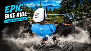 Thumbnail: The Perfect Cycling Day in BC | Vancouver to Lions Bay ☀️🚴