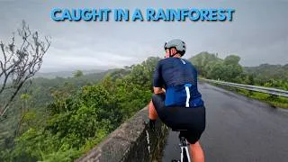 Thumbnail: This Rainy Hawaiian Rainforest Ride Feels Unreal 🌧️ | Tranquil POV Cycling