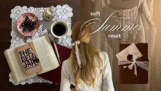 Thumbnail: soft summer reset 🧺🍒  reading list, vintage haul, solo dates, etc.