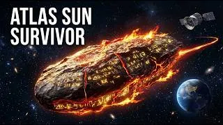 Thumbnail: C2025 K1 ATLAS Golden Red Survivor of Sun Dive – Why Its Color Glows Weird