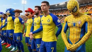 Thumbnail: RONALDO,SPIDERMAN,RONALDO,SPIDERMAN,RONALDO,SPIDERMAN AND MESSI & HULK ... THE GOAT