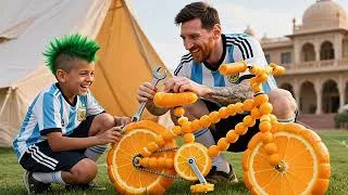 Thumbnail: Messi’s Orange Bike for His Son… STOLEN by Neymar?! 🍊🚲😱