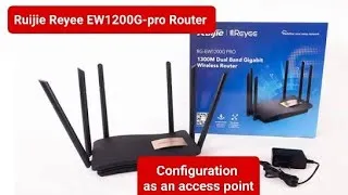 Thumbnail: How to Configure China mobile Ruijie Reyee EW1200g-pro Router step by step