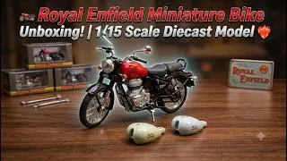Thumbnail: 🏍️ Royal Enfield Miniature Bike Unboxing! | 1/15 Scale Diecast Model ❤️‍🔥