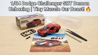 Thumbnail: 1/64 Dodge Challenger SRT Demon Unboxing | Tiny Muscle Car Beast! 🔥