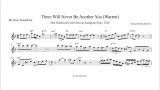 Thumbnail: Dan Hitchcock - There Will Never Be Another You