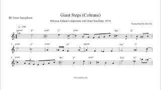 Thumbnail: Melissa Aldana - Giant Steps