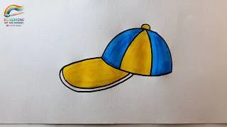 Thumbnail: Easy Cap Drawing with Pencil Color | Baseball Cap Drawing Step by Step