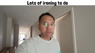 Thumbnail: Lots of ironing to do