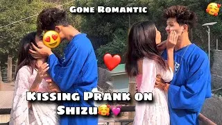 Thumbnail: LIP KISSING💋PRANK ON SHIZU😍💗यह क्या बोल दिया🥰| Ronit K Fam