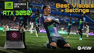 Thumbnail: EA Sports FC 26 RTX 3050 6GB | Best Optimized Settings (Best Visuals + Smooth Gameplay) 🚀
