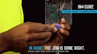 Thumbnail: InSure Push-In Lever Wire Connectors