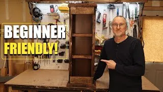 Thumbnail: Build a Rustic Narrow Display Case #woodworking