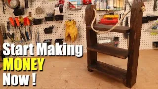 Thumbnail: Perfect Woodworking Project for Beginner Woodworkers ~ Money Maker!