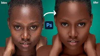 Thumbnail: How to do Skin Retouching and Skin Tones Color Grading in Photoshop 