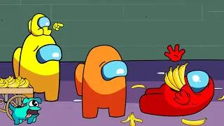 Thumbnail: Red Tries To Tease Orange 🍌 | Among Us But Mama is Angry Season 21 Part 5