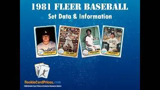 Thumbnail: A Brief Overview of The 1981 Fleer Baseball Card Set
