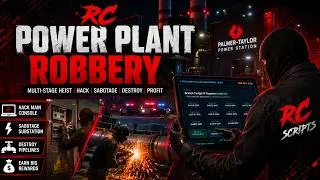 Thumbnail: RC POWER PLANT ROBBERY | PREMIUM MULTI-STAGE HEIST | ESX LEGACY | OX_LIB | OX_TARGET | OX_INVENTORY