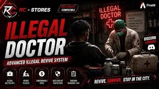 Thumbnail: Rooney Illegal Doctor | Advanced Illegal Revive System | ESX | ox_lib | FiveM Script