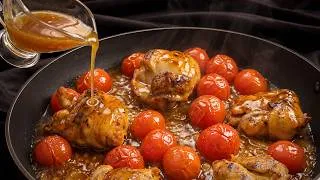 Thumbnail: Want to Impress Your Family Without the Hassle? Honey Glazed Chicken with Cherry Tomatoes in 15 Min
