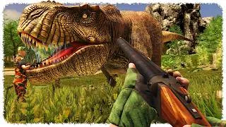 Thumbnail: Me and Scav Went DINOSAUR Hunting... (he didn't survive) | PREHISTORIC HUNT