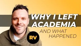 Thumbnail: Why I Left Academia, And What Happened In My First Three Years | Chris Cornthwaite - Roostervane