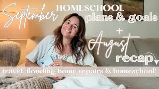 Thumbnail: September Homeschool plans & goals | August recap & reflection