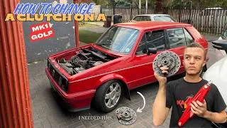 Thumbnail: How To Change A Clutch On VW Golf Mk1 - No Gearbox Special Tools!