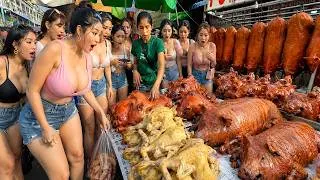 Thumbnail: Pork Costs 25$ One Kilogram at ORUSSEY Market! Day Sen Kbal Tek