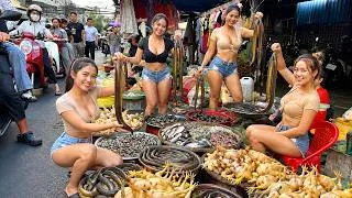 Thumbnail: Is This the Best Market in Cambodia? TOUL TOM POUG FOOD Market Tour