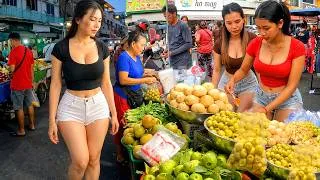 Thumbnail: Best Food Market at TOUL TOM POUG Market! CAMBODIA Walk Food Market! Market in Phnom Penh