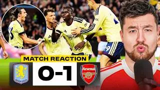 Thumbnail: Arsenal SURVIVED Villa Park! Calafiori CRUCIAL! 