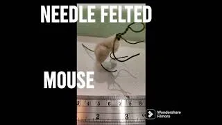 Thumbnail: Needle Felting a field mouse. Making process.