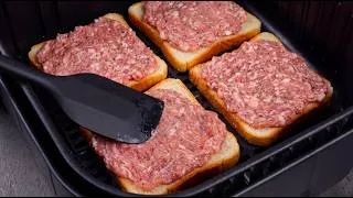 Thumbnail: I Put Ground Beef on Bread in the Air Fryer… and THIS Happened!