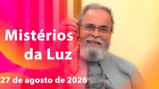 Thumbnail: Terço de Aparecida com Pe. Antonio Maria - 27 de agosto de 2026 [Mistérios da Luz]