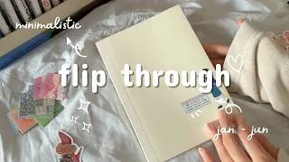 Thumbnail: 6 months in my reading journal ♡ 2026 bookish flip through