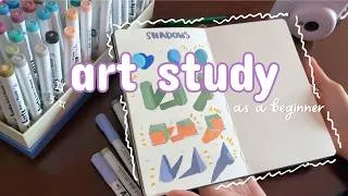 Thumbnail: study with me: mastering basic shadows (beginners chat) ♡