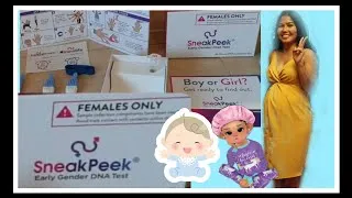 Thumbnail: Late Post: My Baby Gender Reveal! | #sneakpeak Baby Gender DNA Test | Baby number 2 BOY!