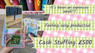 Thumbnail: My New Venture Update! I am so nervous! / Cash Stuffing £500 Into Sinking Funds & Saving Challenges.
