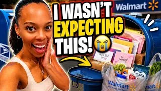 Thumbnail: I Checked My PO Box… I Wasn't Expecting This! 🥹 Walmart Grocery Haul & Mail Opening