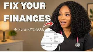 Thumbnail: How I Budget My Nurse Paycheque in Canada (The System That Changed My Finances)