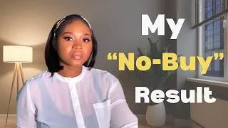 Thumbnail: No buy challenge for 3 months this is what I learned