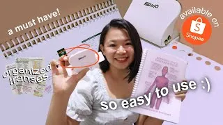 Thumbnail: Ring Binding (at home) Tutorial ft. KW-triO 6-hole puncher | shopee find