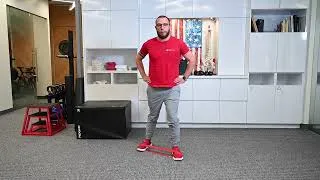 Thumbnail: 3. Office physical therapy: Banded foot star taps