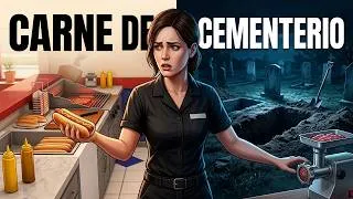 Thumbnail: Tienda de Hotdogs, la carne viene del cementerio | Meat Grinder: Hotdog Simulator gameplay español