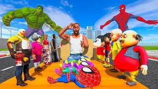 Thumbnail: Franklin Found Colorful Spiderman Babies - INDIAN BIKE DRIVING 3D