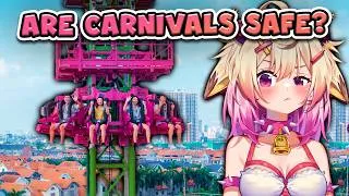 Thumbnail: I've NEVER Trusted These! || PapaMeat Deadliest Carnival Rides Reaction