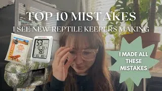 Thumbnail: TOP 10 MISTAKES I SEE NEW REPTILE KEEPERS MAKING - Rosie's Reptiles