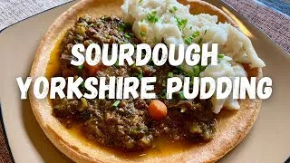 Thumbnail: Sourdough Yorkshire Pudding Recipe | Fast & Easy Sourdough Discard Recipe